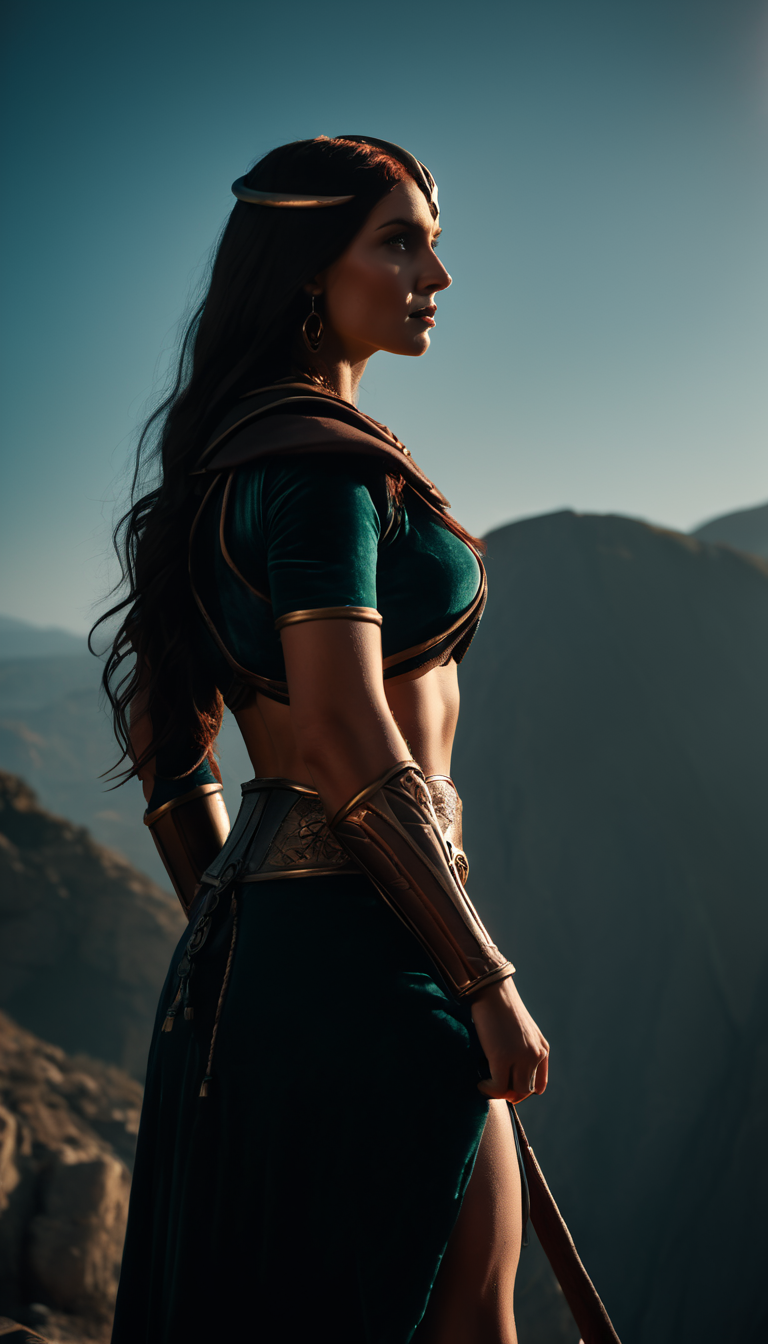 cinematic film still Cinematic scene, hero view, d2s sorceress <lora:diablo_2_sorceress_xl_v1:1>, action pose, detailed background, masterpiece, best quality, high quality, highres, absurdres . shallow depth of field, vignette, highly detailed, high budget Hollywood movie, bokeh, cinemascope, moody, epic, gorgeous, film grain, grainy