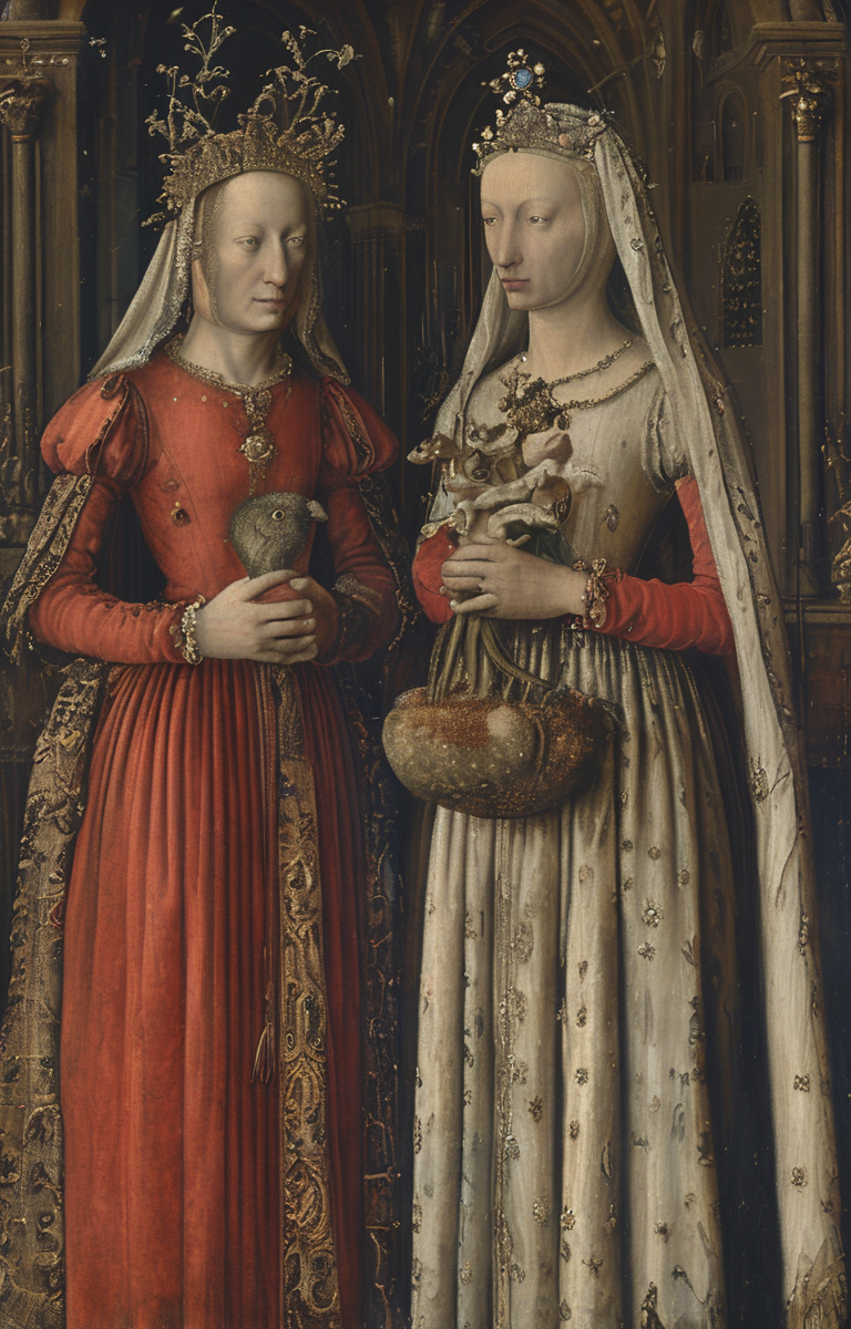 masterpiece,best quality,<lora:tbh190-sdxl:0.9>,illustration,style of Jan Van Eyck
