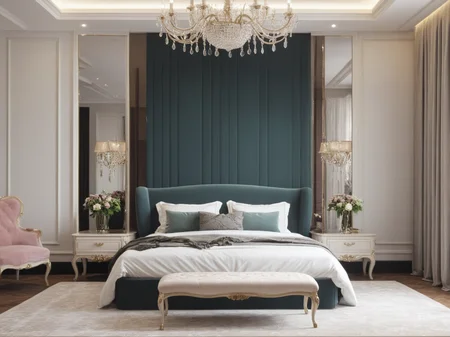 <lora:JJsLuxuryBedroom_XL:1>,  ((best quality)),((masterpiece)),((realistic)), (((Luxury Bedroom)))  , photorealistic, chair , authentic, soft lighting,indoor scenery, reflection ,wall ,rug , lamp, flower, vase , chair ,ceiling , plant, window ,curtain  ,couch,