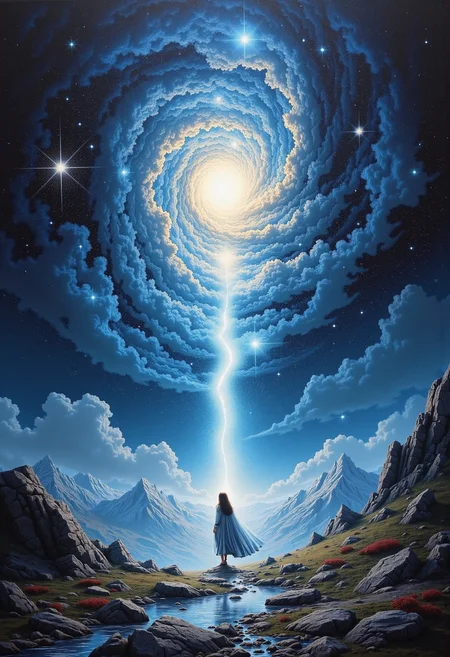 , breathtaking, masterpiece, highly detailed, aidmaHyperrealism, mythp0rt, drkfnts style, ethereal fantasy concept art of . magnificent, celestial, ethereal, painterly, epic, majestic, magical, fantasy art, cover art, dreamy, Luminogram . Photogram technique, ethereal and abstract effects, light and shadow interplay, luminous quality, experimental process, direct light exposure, unique and unpredictable results, artistic experimentation., A magnificent, celestial masterpiece unfolds before us, as if plucked from the very fabric of ethereal fantasy. A dreamy, painterly scene transports us to a realm where magic reigns supreme, bathed in the radiant glow of Luminogram's luminous quality. The direct light exposure imbues the atmosphere with an air of experimental process, yielding unique and unpredictable results that defy the boundaries of traditional art. In this breathtaking, highly detailed work, drkfnts style weaves a tapestry of mythp0rt proportions, where ethereal fantasy concept art comes alive in a world of epic, majestic proportions. [Photogram technique, ethereal and abstract effects, light and shadow interplay, luminous quality, experimental process, direct light exposure, unique and unpredictable results]., <lora:FLUX\Style\sxz-Dark-Fantasy-v2-Flux:0.7000000000000001>, <lora:FLUX\Style\MythP0rtr4itStyle_manga:0.5>, <lora:FLUX\Effects\aidmaHyperRealism-FLUX-V0.2:0.5>