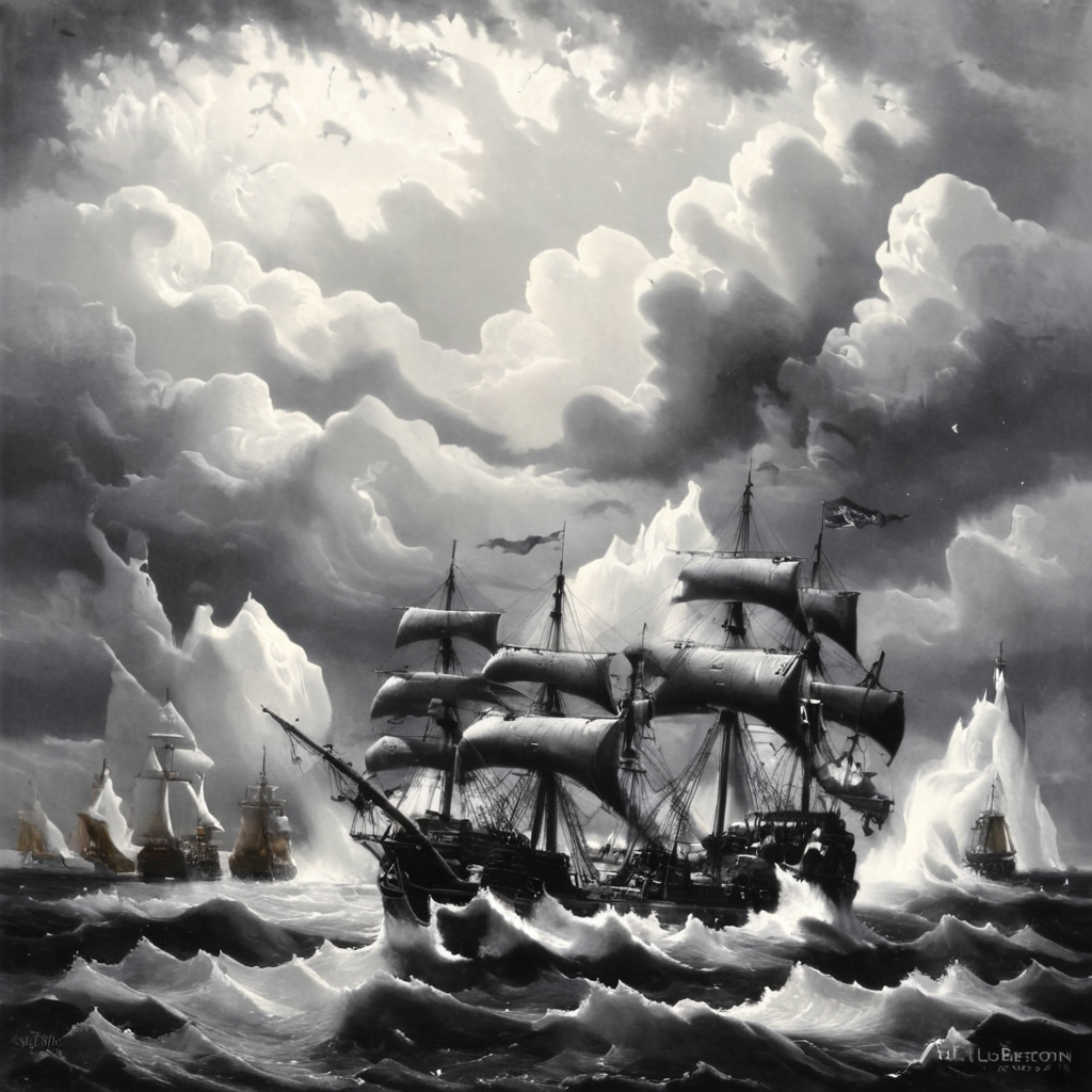 monochrome,grayscale,art by llbreton, <lora:LLBretonXL2:1>