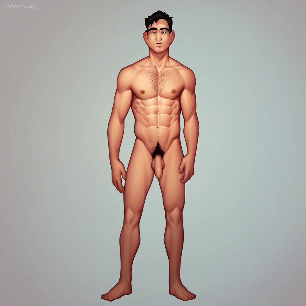 Dean McCoppin, 1boy, male focus, solo, black hair, short hair, black eyes, pubic hair, completely nude, abs, chest hair, penis, balls, standing, score_9, score_8_up, score_7_up, score_6_up <lora:vinceteaa_020_04v2-step00000400r:1> good face, good eyes, looking at viewer, full body, standing,