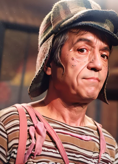 (SFW,8k, RAW photo, best quality, masterpiece:1.2),(realistic, photo-realistic:1.37),1 man,chaves ,(((dinamic pose))) <hypernet:chaves:1>