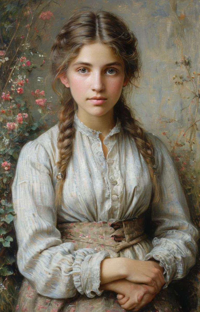 masterpiece,best quality,<lora:tbh136-sdxl:0.85>,indoor,illustration,style of Helen Allingham,