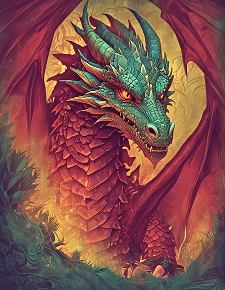 novuschroma15 style dragon in lair with treasure <lora:novuschroma15 style_colorfx:1> <lora:sdxl_lightning_8step_lora:1>