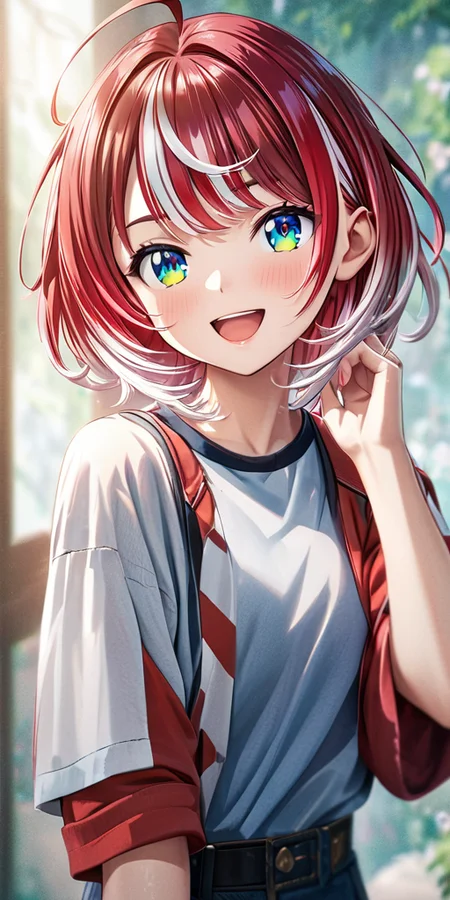 灯里愛夏 (vα-liv一枚絵学習バージョン)（AnimagineSDXL）
