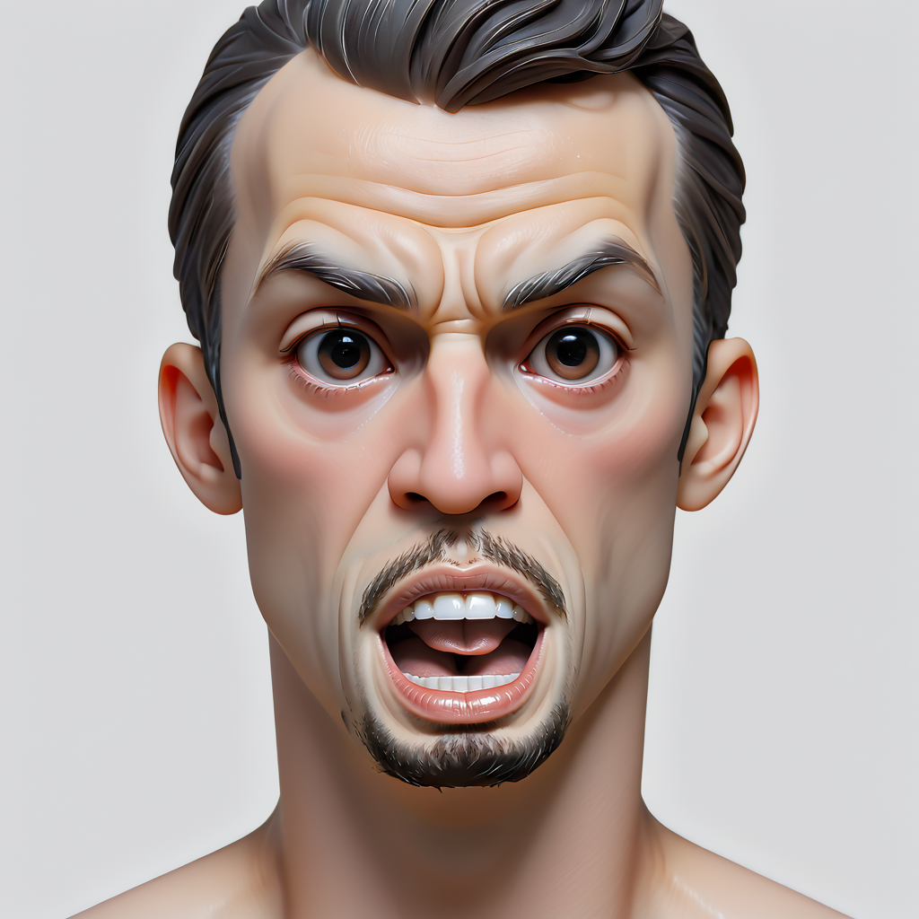 D mouth, man with facial hair <lora:Everly_Heights_Talk_Mouth_Pony_XL:1>