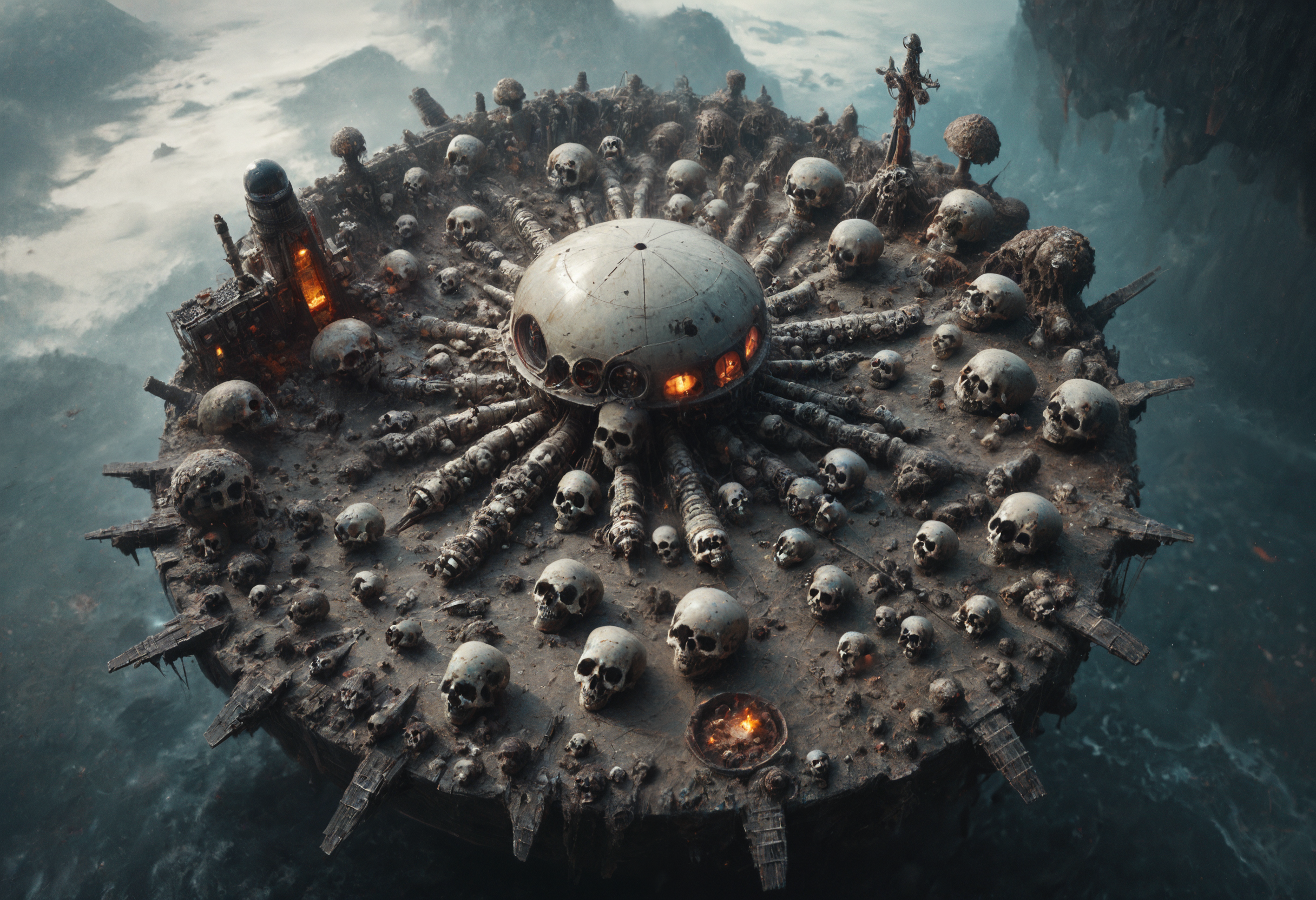 embedding:lazyup7, slimes_skullwm, airship made of skulls, above clouds <lora:Challenge_Winnifier_2025-04:0> <lora:SlimesSkullWM:1>