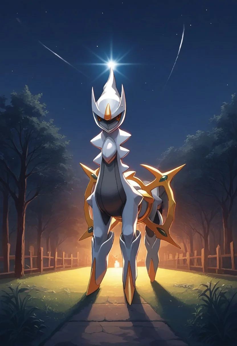 BREAK Score_9, Score_8_up, Score_7_up, source anime, arceus, 1girl, full body, night,