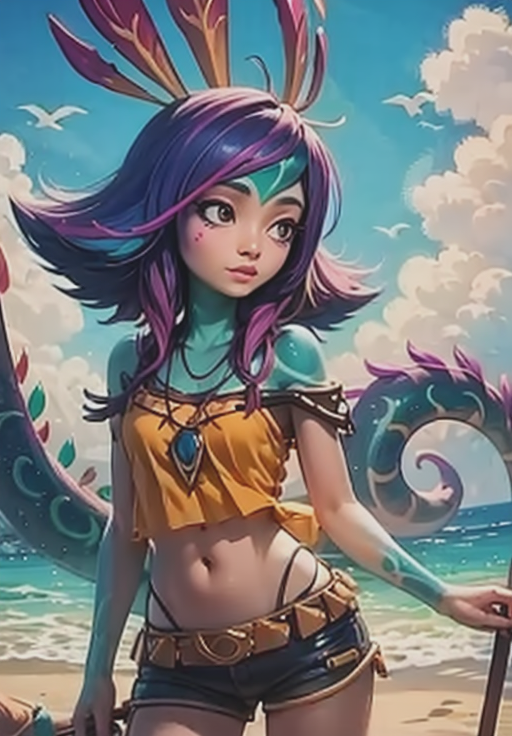 <lora:neeko:0.8>, neeko,, (masterpiece, best quality, detailed:1.3)