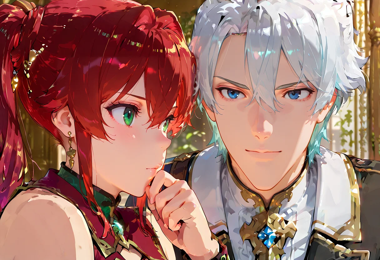 <lora:takeda_hiromitsu_style_illustrious_goofy:0.8>, anime screencap, anime coloring, <lora:Eyes_Lora_Pony_Perfect_eyes:0.5>, 1girl, 1boy, <lora:noobai_vpred_1_masterpieces_v23:0.5>, masterpiece, best quality,
BREAK <lora:Alethea:0.8>, red hair, green eyes, Alethea
BREAK <lora:Samuel_von_Heathcliff:0.8>, White hair, blue eyes, Samuel von Heathcliff