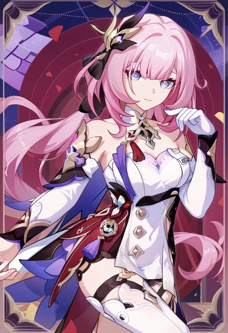 score_9_up, score_8_up, score_7_up, HONKAI STAR RAILWAY TAROT card,
1girl, extreamly detailed, beautiful detailed face, complex detailed background, BREAK, 
ELYSIA (HONKAI IMPACT)