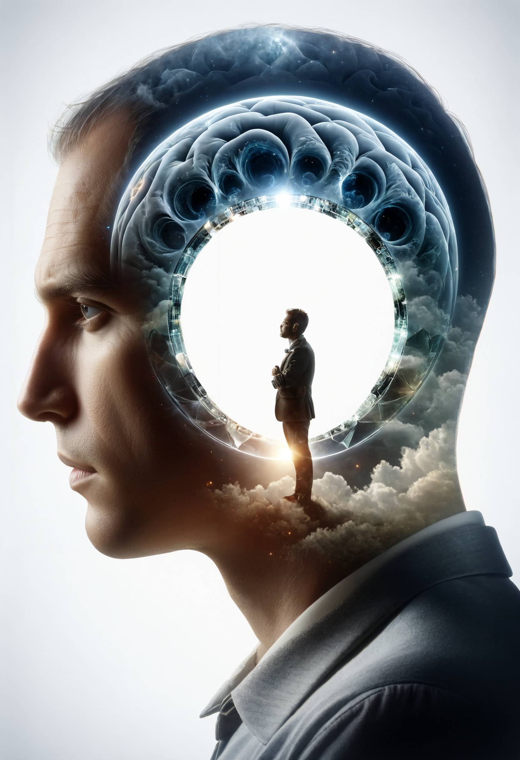 dvr-wwyt, a man thinking of a ring, double exposure  <lora:dvr-wwyt:0.8>