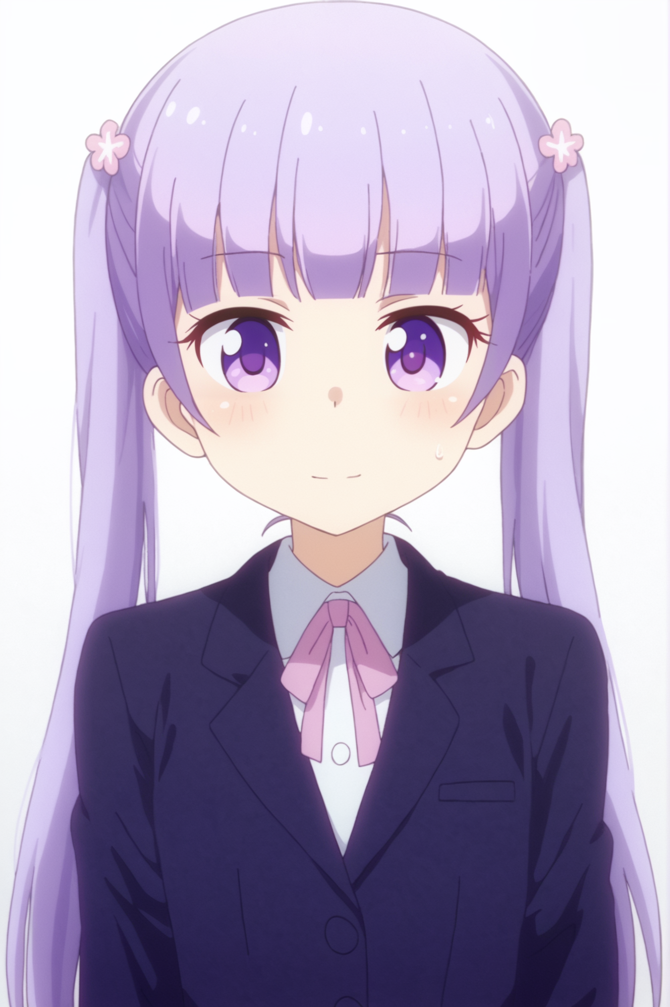 <lora:Aoba_Suzukaze:0.7> Aoba Suzukaze, jacket, upper body, white background <lora:sdxl_lightning_4step_lora:1>
