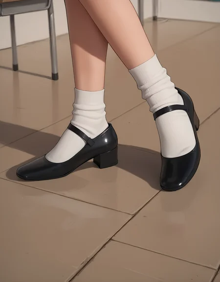 score_9, score_8_up, score_7_up, score_6_up, source_anime,
1girl,
(byf4r shoes),
(from side:0.8),
feet only, tiptoe, close-up of feet,
feet apart,
pigeon toed,
standing,
classroom,
embedding:zPDXLrl ,
embedding:zPDXL2 ,