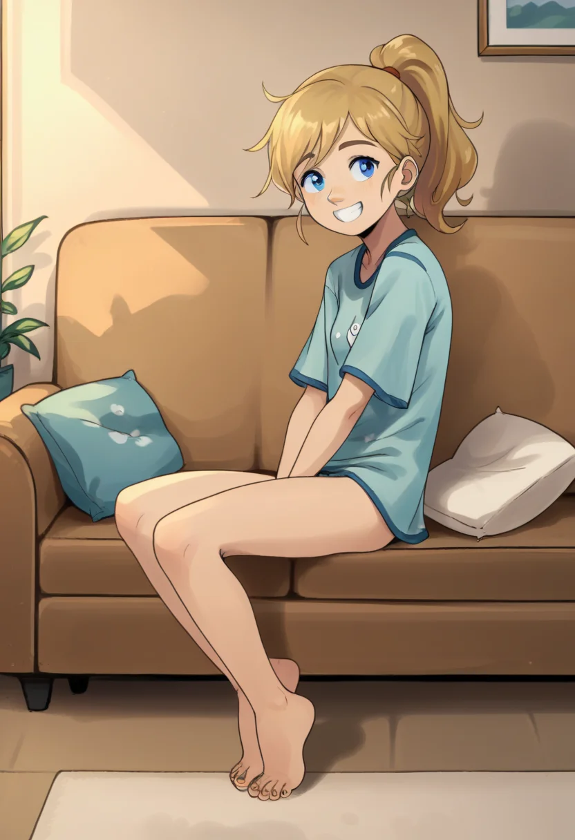 score_9, score_8_up, score_7_up, score_6_up, score_5_up, 1girl, solo, full body,
(source_cartoon),
<lora:Riley Ander (Inside Out) - Gnsisir Style:0.9>
Riley_Ander_Gnsisir, blue eyes, dirty blonde hair, ponytail, smile, happy,
pajamas,
indoors, couch,
<lora:Expressive_H:0.7> Expressiveh,
<lora:add-detail-xl:0.9>
<lora:light:1> neolight
