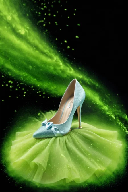 cinematic film still kind cinderella, radiant lime splash, extending, black background <lora:colorSplash:1> . shallow depth of field, vignette, highly detailed, high budget Hollywood movie by guillermo del toro, bokeh, cinemascope, moody, epic, gorgeous, film grain, grainy
