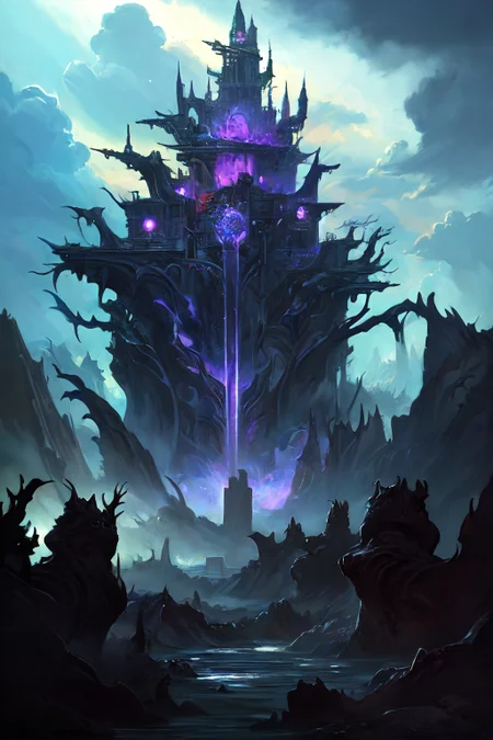 hyperrealism oil painting, Ethereal entity of the castle,
lighting strikes,,,
aimi,aimi_\(sky-freedom\),sky-freedom style,by sky-freedom,purple eyes,long hair,black hair,blunt bangs,sidelocks in a hime cut,(mole under mouth:1.2),(surgical mask,mouth mask),(geforce_rtx_3090_ti,graphics card),
fantasy forest artificial trees,
a mystical ancient forest, with ancient trees, magical creatures, bioluminescent plants, and an enchanting ambiance,
Dusk,
dense light rays,
<lora:more_details:0.3>,
<lora:EnvyFantasyMix05:0.5>,
<lora:ghost:0.4> guiguai,
<lora:FantasyRuins:0.5> FanRu,
<lora:USNR STYLE_XL_loha:0.3> usnr,
<lora:EtherSDXL:0.3> EtherStyle,