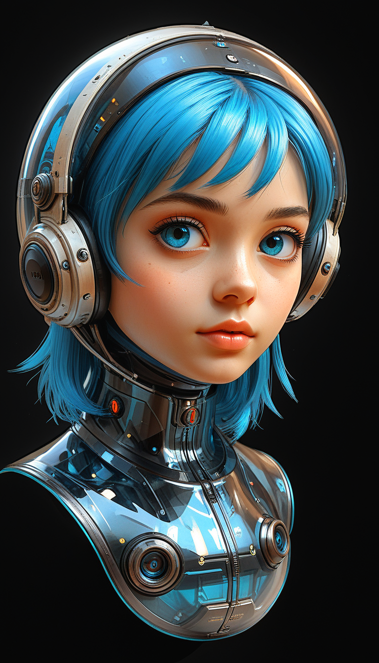 (in ARTIST style:1.4), (masterpiece:1.7), (Frontal View:2)
cute blue hair 18yo femboy  with (science fiction texture, science fiction skin, someplastic, no humans, reflection, retro, transparent, device, Transparent Texture, skin texture, , display, buttons), Frontal View,  (transparent:2) skin, transparent skin, transparent texture,
(masterpiece:1.8), (highest detailed:1.8), (angle:1.8), perfectly lighted, (contrast), (saturated), (((sharp focus))),
(hyperdetailed:1.3), (intricate details:1.2), (Refined details:1.3), (best quality:1.5), highly detailed textures, vibrant colors,
<lora:add-detail-xl:1> (ultra sharp focus:1.8), (detailed skin:1.8), (detailed windows:1.8), (thin lines:1.8), (best quality:1.8),
<lora:Apparatus_-_Traction_City_Walkers_Vehicles:0.7>,
<lora:Someplastic:1>,