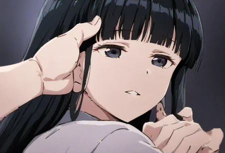 pixiv, anime coloring,
solo, solo_focus, 1girl, houraisan kaguya, 
masterpiece, best quality, very aesthetic, absurdres,