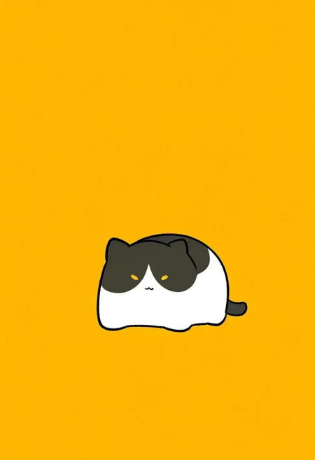 (cat:1.2), tricolor cat, black_white_orange, female cat, (no humans:1.1), (cute:1.2), solo,
1cat, looking_behind, looking_away,
chibi, cute, 
very awa, masterpiece, highres, absurdres, newest
<lora:TA_trained:0.75>,<lora:ponyv4_noob1_2_adamW-000017:0.33>, <lora:shiroski:0.75>,