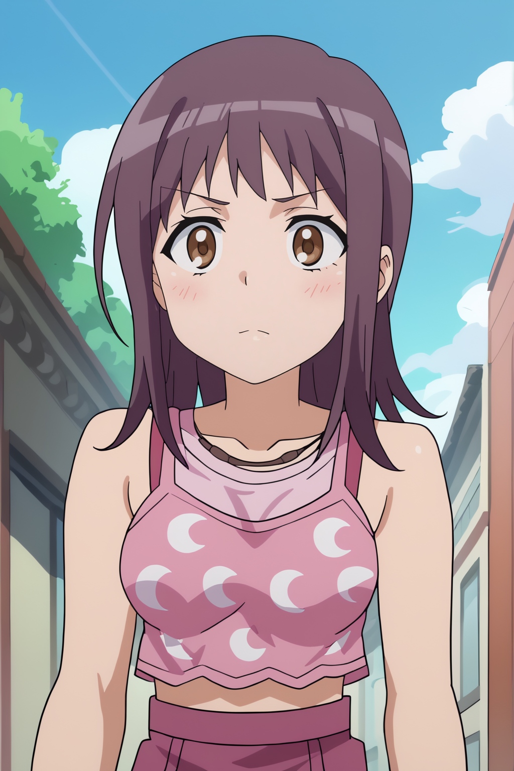score_8_up, anime screencap, flat colors, Itsuwa, 1girl, pink outfit <lora:COMMISSION_Index-Itsuwa-PDXL:0.8>