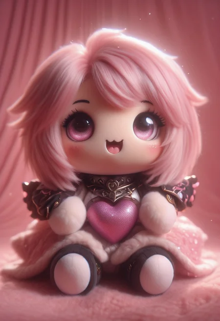 ((all made out of plush, plush world)), masterpiece, best quality, amazing quality, <lora:civitlogoIllustrious:1>
1boy, glowing civitailogo shaped shield, knight, serious, charging forward, sword, armor, masterpiece, high_quality, highres, flat_colors, gradient,
long_lashes, blush, looking_at_viewer, dynamic_angle, cinematic, side_view, hearts, halftone_background, pink_background, black_background, ethereal_aura, uwu, big_eyes, , maniacal grin, masterpiece, best quality, solo, 1girl, zrelie, aquascreaming, screaming, open mouth, crying with eyes open, CivChan, pink hair, purple eyes, maid uniform, cleavage, white sphere on the background