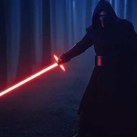 cinematic film still of  <lora:Crossguard quillons_lightsaber:0.5>
In star wars universe a sith with Crossguard quillons_lightsaber in the dark star wars style
 <lora:star wars style:1>, shallow depth of field, vignette, highly detailed, high budget, bokeh, cinemascope, moody, epic, gorgeous, film grain, grainy