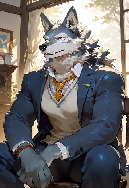 wolf, animal ears, furry, male, PG