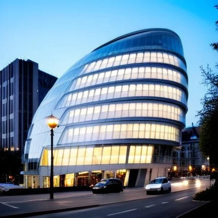 <lora:YourBlobitecture_XL:1> , ((blobitecture)), ((masterpiece)), ((best quality)), scenery, outdoors, sky, building, day, tree, city, real world location, road, motor vehicle, lamppost, window, reflection, curvy, curtain wall, glass,, photography, capturing moments, storytelling, creative composition