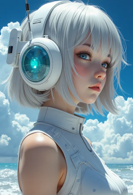 A masterpiece of sci-fi style created by the collaboration of Range Murata and Mary Cassatt. HD32K, hyperdetailed, best quality, midjourneyv6.1.