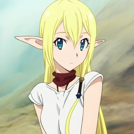 Tuka Luna Marceau, Elf girl, Blue eyes, slim body
