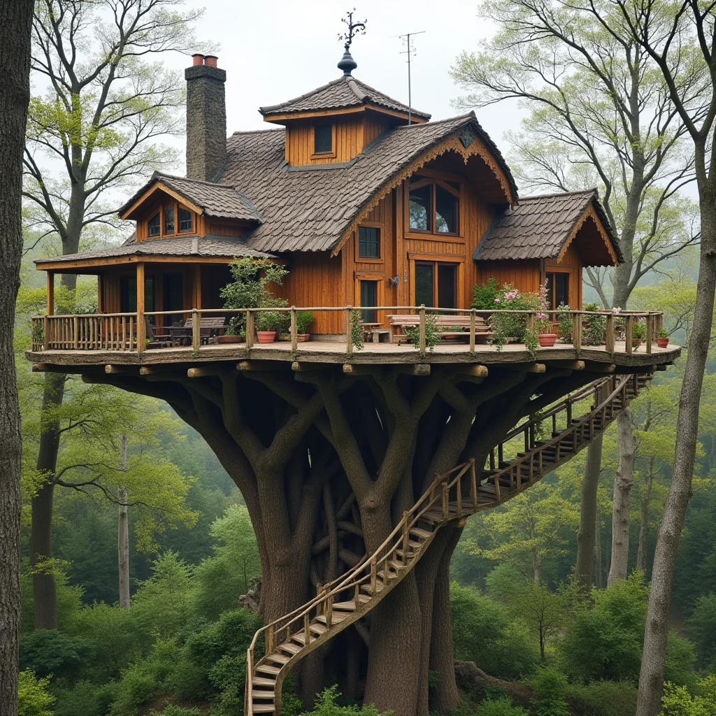 Tree house village in Seelbach Germany