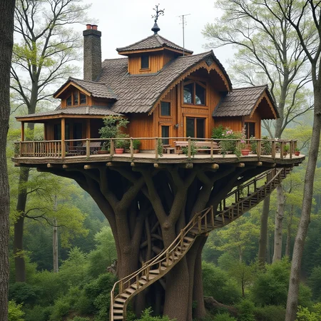 Tree house village in Seelbach Germany