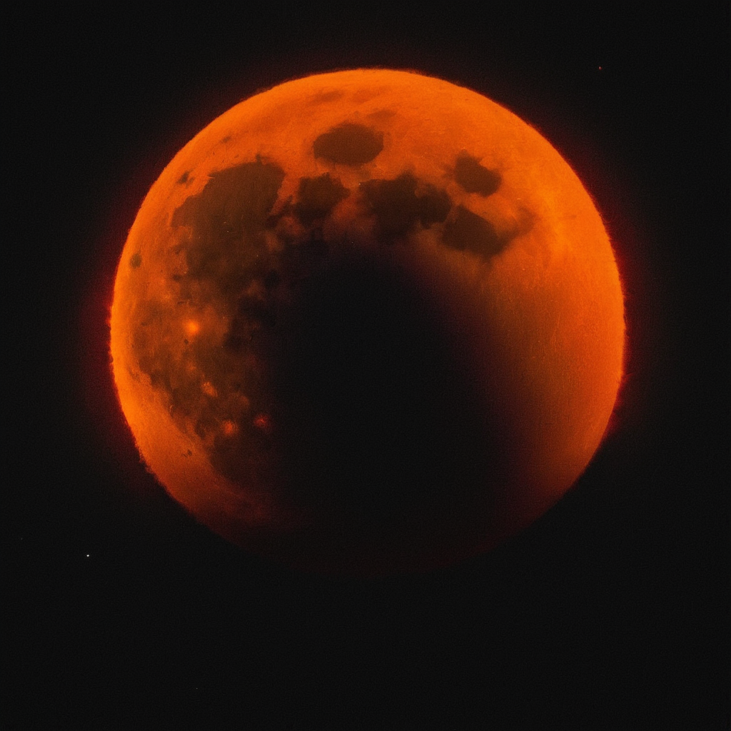 UHD, 4k, ultra detailed, cinematic, a photograph of  <lora:Fine art photography style:1>
Juxtaposition of a bright orange sun in a black background,Juxtaposition,artistic,photography,dramatic light,dramatic shadow light,contrast,saturated color,cinematic,filmic,photographic,realistic,realism,perfection,perfect,Juxtaposed,opposite,different things,side by side,syncretism,antithesis,Juxtaposition style,sky,cloud,no humans,night,glowing,moon,star (sky),scenery,light particles,full moon,planet,orange theme , creative, photorealism, hyperrealism, Fine art photography style, Fine art cinematic photography style, epic, beautiful lighting, inpsiring
