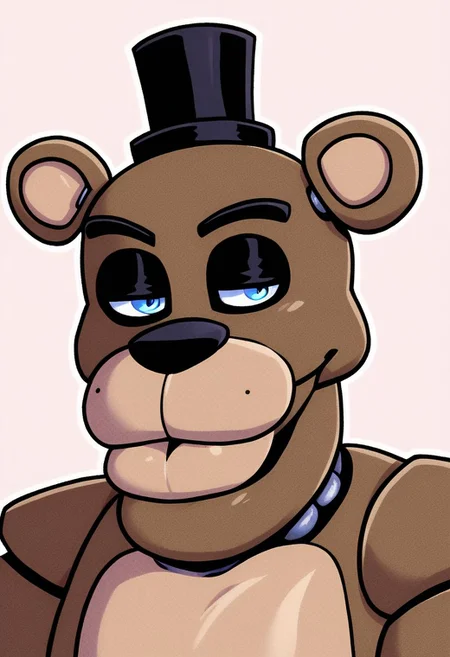 SkylerWhiteYo, closed mouth, smile,, freddy