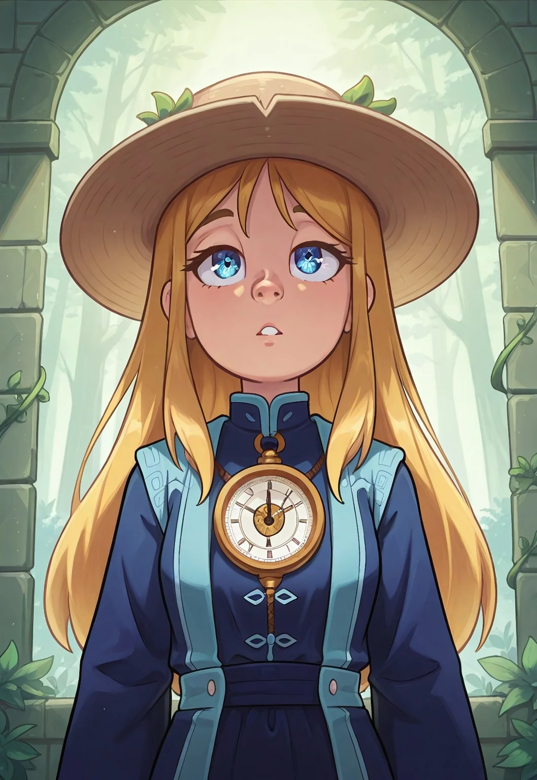 safe_pos, score_9, score_8_up, score_7_up, 1girl, solo, Victorian explorer, elegant Victorian dress with lace and embroidery, antique compass with a brass casing and intricate engravings, long wavy golden hair adorned with a wide-brimmed hat, realistic, cinematic angle, cinematic lighting, slender body, curious face, sparkling blue eyes, adventurous pose
BREAK
exploring a hidden ancient temple
BREAK
source_Victorian_art, rating_explicit, expressive, full body, dynamic pose
BREAK
detailed beautiful background, mysterious temple ruins with crumbling stone walls and ancient carvings, lush jungle foliage with exotic plants and vines, hidden treasures and artifacts, distant mountains shrouded in mist, adventurous atmosphere with a sense of discovery and mystery
<lora:Expressive_H:0.6>Expressiveh, (SimplepositiveXLv1:1.3), (((upper body, full clothed:1.85)))
((masterpiece))
(ultra realistic, 32k, masterpiece:1.2), (high detailed skin:1.1), (high quality:1.1)
(((full clothed)))
<lora:DandonFuga_Style_v.2_-_Pony:0.8>
(8k uhd:1,4)
<lora:add-detail-xl:1>
<lora:Dynamic Poses:1>