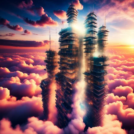 (cloudtowers style:1) <lora:djzCloudTowersV21:1>