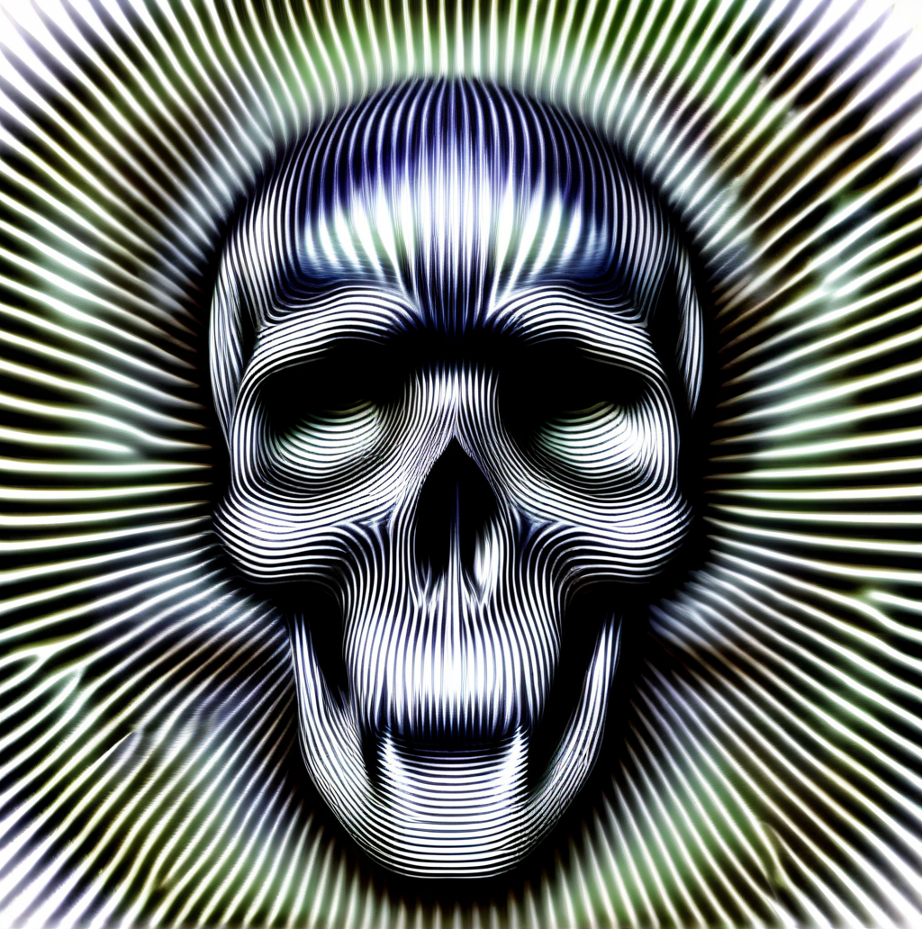 vibracol  skull, dark atmosphere, very detailed  <lora:vibracol:1>