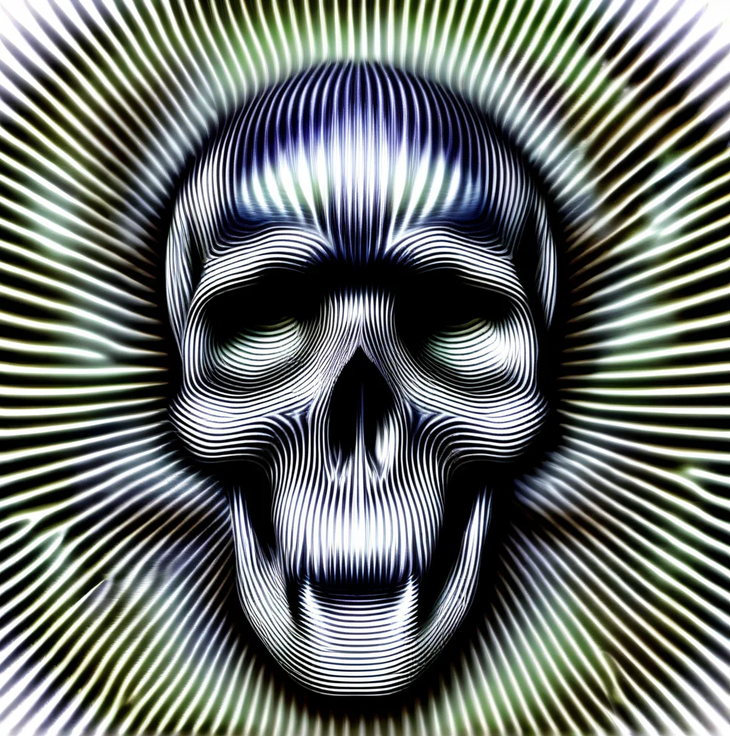 vibracol  skull, dark atmosphere, very detailed  <lora:vibracol:1>