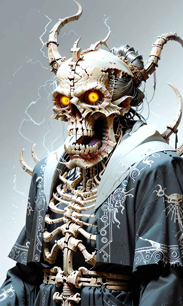 Depict the Grim Reaper with an exaggeratedly tall and thin figure, almost skeletal. The robe should appear tattered and flowing, giving it an ethereal quality that seems to swallow light
<lora:detailxl:1> <lora:Fant5yPony:1> <lora:corroded:1> <lora:incase_style_v3-1_ponyxl_ilff:1>