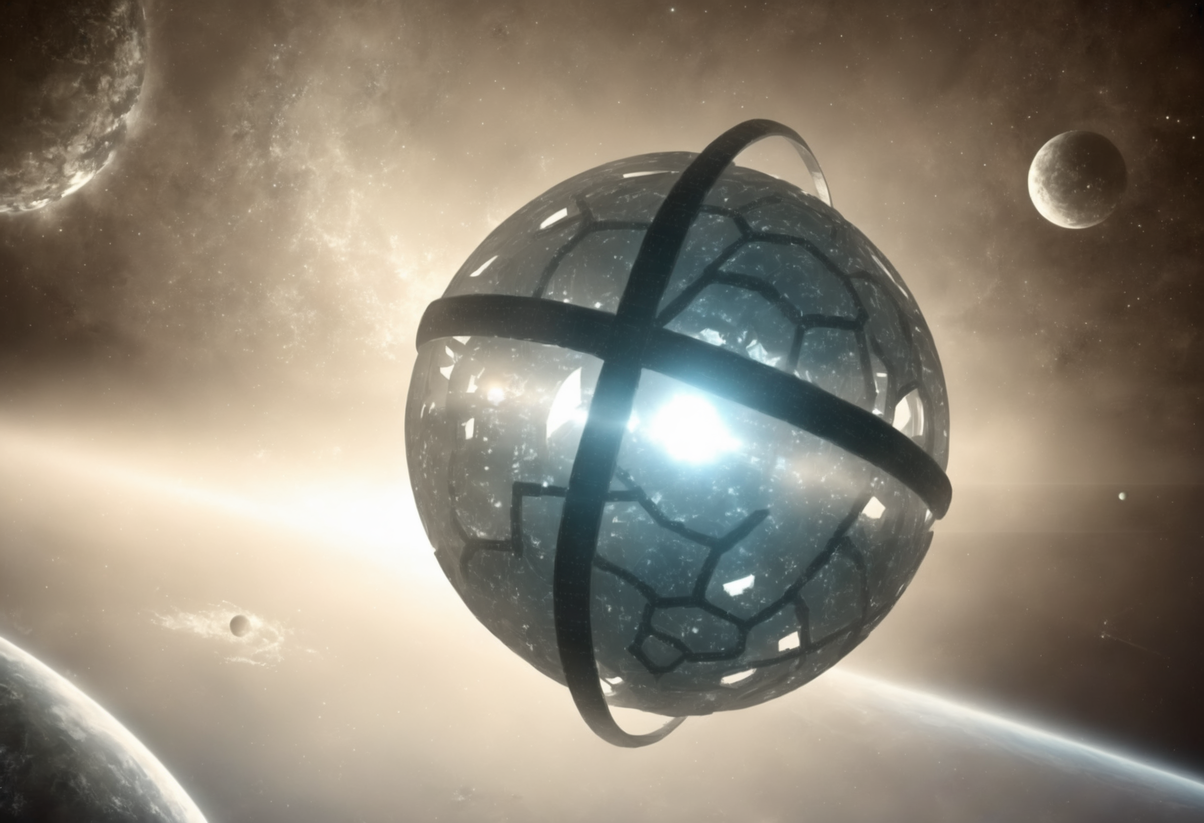 dyson_sphere, space background, night sky, night, <lora:dyson_sphere_sdxl_12:0.8>, (spaceship), masterpiece, best quality,