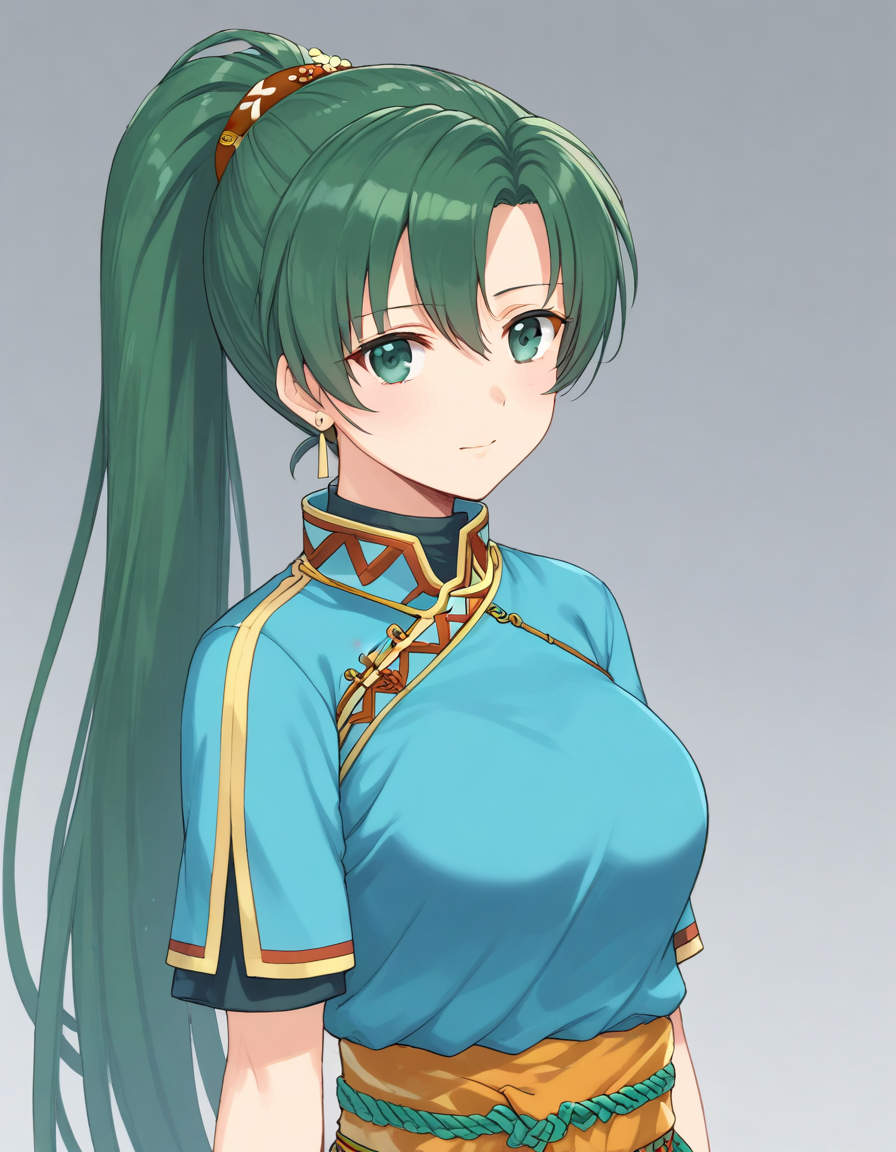 <lora:lyn_(fire_emblem)_XL_pony_bf16_v1:1>lyn \(fire emblem\),china dress,, BREAK score_9, score_8_up, score_7_up, BREAK source_anime, best quality, masterpiece, uncensored,<lora:sdxl_lightning_4step_lora:1>(clear eyes:1.2),zPDXLpg,rating_explicit,clear eyes,beautful eyes,