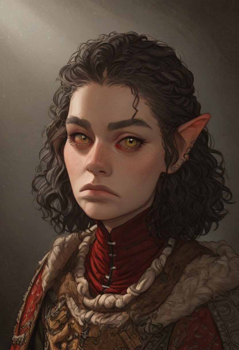 solo, short pointy ears, piercings, random elf face, aquiline features, male dark elf, masculine, facial hair, brow rings, beaded piercings, weathered skin, chiseled features, large nose, insect chitin armor, insect chitin helmet, insect chitin ornaments, stylized insect pattern, athletic build,  animated realism, zoomed out, Syrian features, torso, brass pipes and gears, intricate architecture, dwarven masonry, dwemer fixtures, white-green light, gloomy lighting, ancient ruins, interior, stone tiled floor, grey-blue skin, mahogany and ivory clothes, medium armor, bone plate armor, ivory straps and fittings, alien bone ornaments, grey wood neckguard, red sclera, black pupils, blue-green light, neon, highly detailed, defined features, looking at viewer, three quarters view, from above, dynamic lighting, 29 years old, light and shadows, patterned cloth, annoyed expression, expressive eyes, detailed medieval clothes, short hair, wavy hair, thick hair, beaded hair, braided hair, under cut hair, semirealistic, alien elf, spanish features, jewish features, white grey hair, dark red hair, umber skin, sharp features, pastel green inuit print cloak, nighttime, high detail, absurdres, pretty eyes, detailed eyes, yellow eyes,