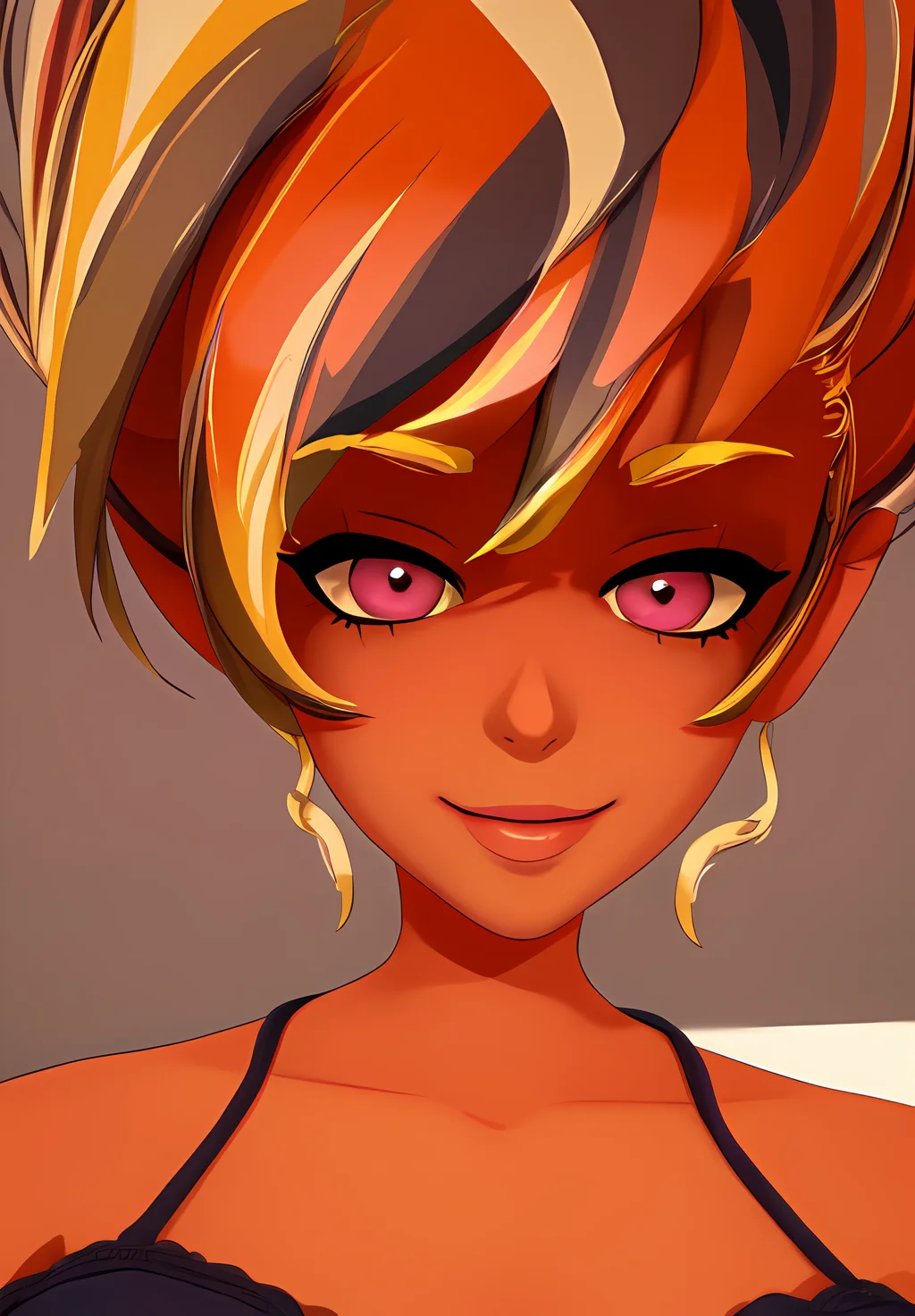 <lora:roxy:0.8>, roxy, 1girl, solo, portrait, smirk, (masterpiece, best quality, detailed:1.3), (highly detailed, high quality:1.3)