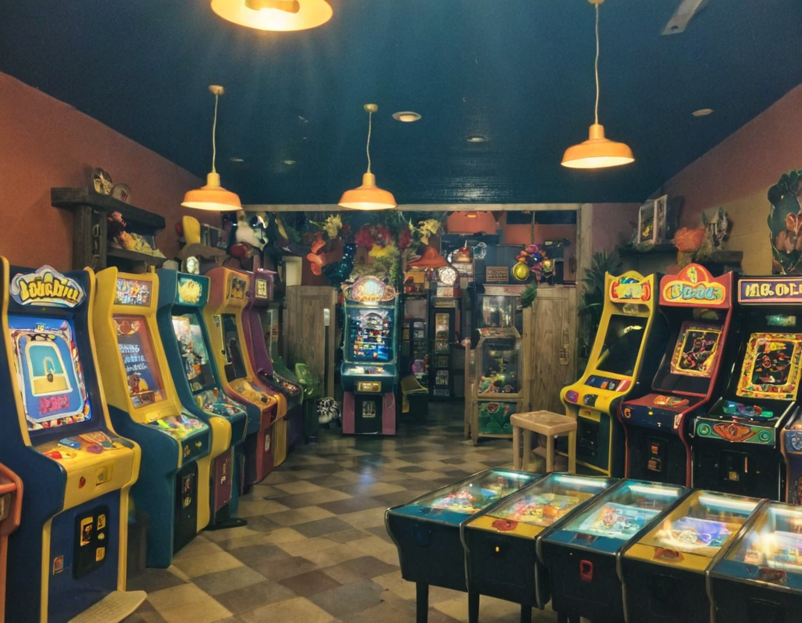 90sgum, interior of arcade <lora:90sgum_v0.0.2-cap-e30:0.75>