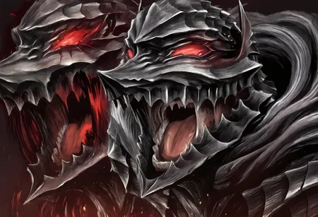 kentaro_miura_style, XUER guangying,,guts \(berserk\), berserk armor, 1boy, solo, cape, helmet, red eyes, close-up, berserkscream, open mouth, scream, screaming,masterpiece, best quality, newest, absurdres, highres, very awa, detail pupil, detail background <lora:None:1.0> <lora:䏿µ¦å¥å¤ªé-Kentaro_Miura_(Berserk)_style_illustriousXL:0.9500000000000002> <lora:DNF飿 ¼-Dungeon_&_Fighter_style_(DNF_style&DFO_style)_Style-Noob:0.5000000000000001> <lora:åæ¶æå¾å
影质æå¢å¼ºV3-Xu_Er_thick_paint_composition_light_texture_enhancement:0.20000000000000004> <lora:æ ¼æ¯-Guts-Berserker_Armor:0.8000000000000002>