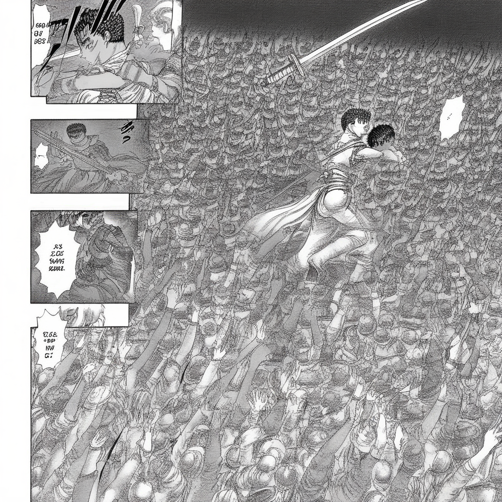 berserk_manga, sword, dancing, dynamic