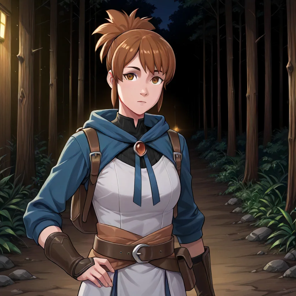 1girl, Marci <lora:Marci Illustrious:1>, woods