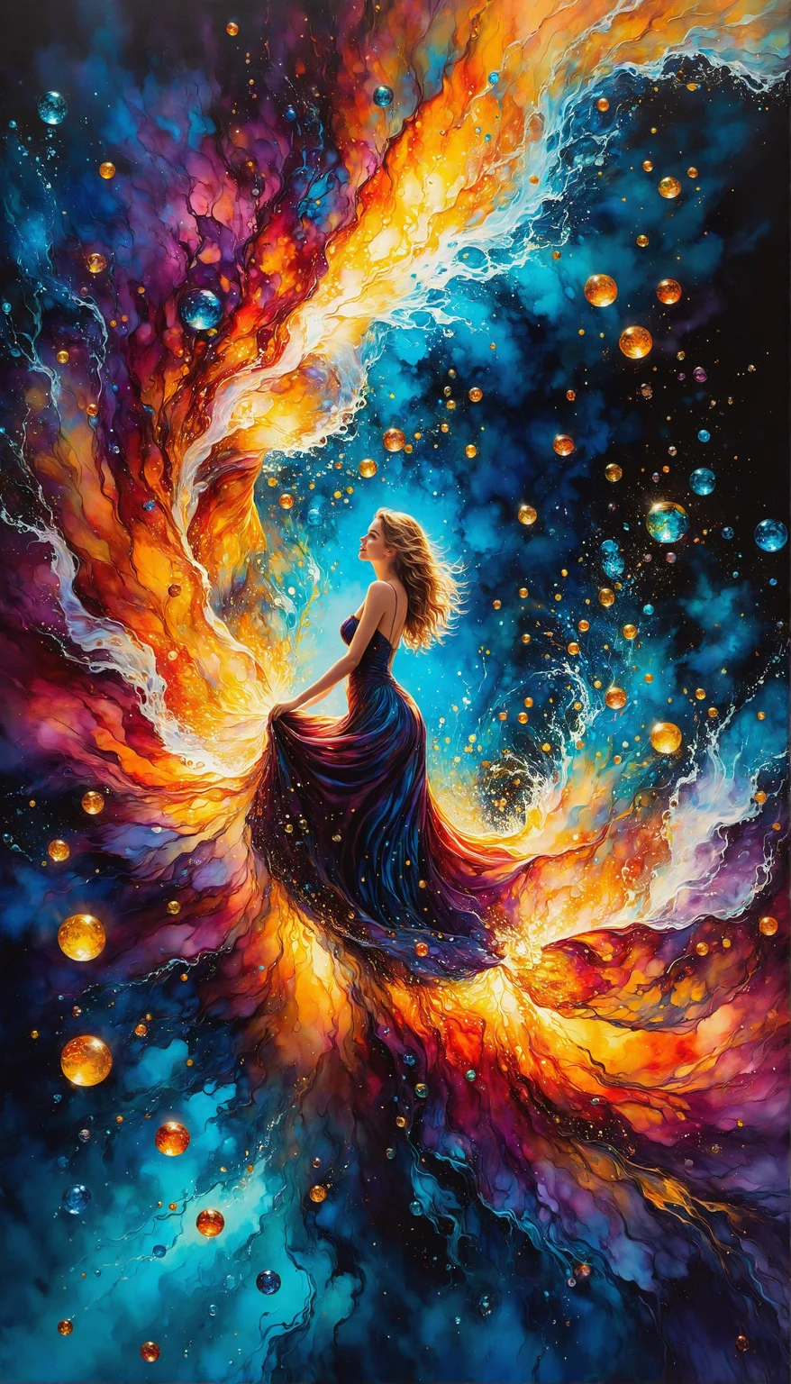 impressionist painting hyperrealistic art Whimsical and Playful, ((Silhouette Art), breathtaking (realistic FaeTastic extravaganza (alcohol ink sketch))). amazing, lovely, awe-inspiring, mesmerizing, radiant, magnificent, luxurious, fine, detailed, masterpiece. (all dark hues and fine vibrant orange glowing smoldering accent and shiny gold color scheme:1.02). glossy. award-winning, professional, highly detailed . extremely high-resolution details, photographic, realism pushed to extreme, fine texture, incredibly lifelike, high contrast, well defined ., imaginative, fantastical, bight colors, stylized, happy, Whimsical and Playful . extremely high-resolution details, photographic, realism pushed to extreme, fine texture, incredibly lifelike . loose brushwork, vibrant color, light and shadow play, captures feeling over form
<lora:InkArtXL_1.2:0.4> <lora:FaeTastic:0.39> <lora:Dance_Art:0.5>